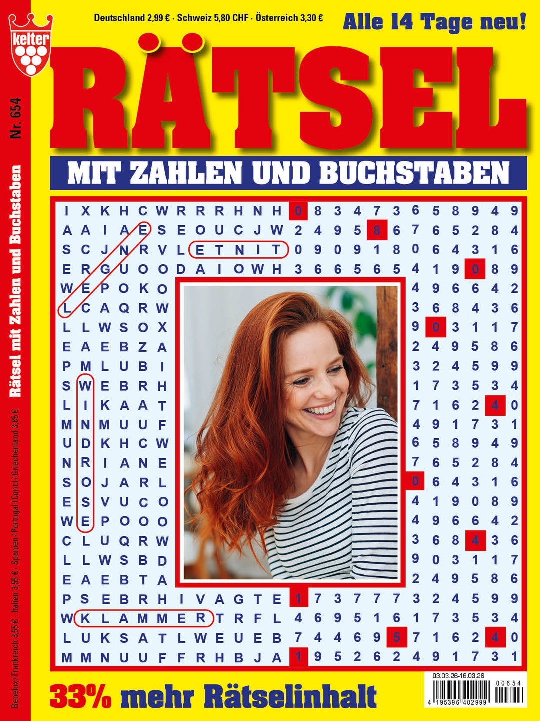 Rätsel mit Zahlen und Buchstaben #654