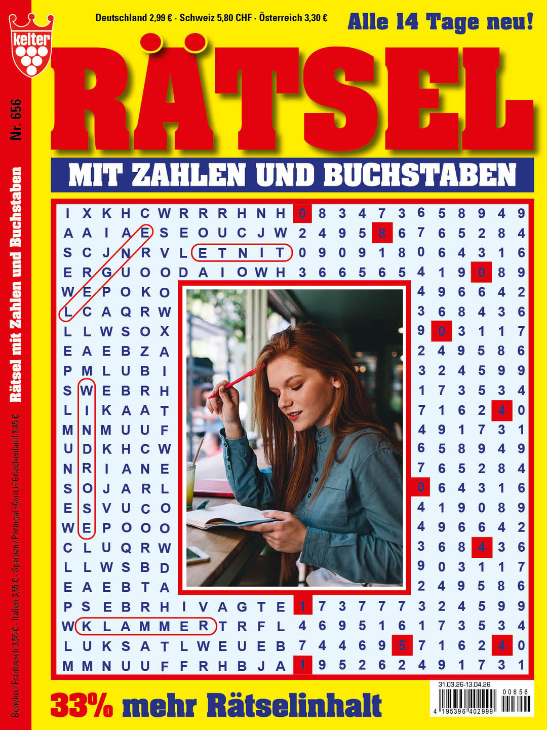 Rätsel mit Zahlen und Buchstaben #656