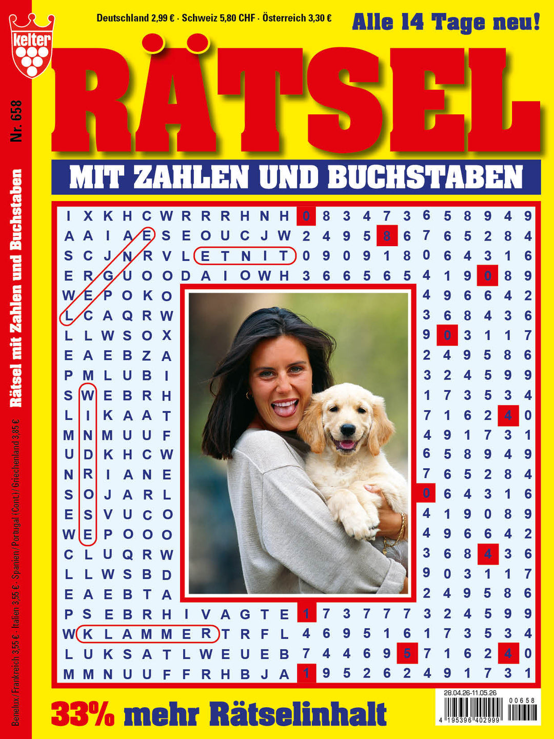 Rätsel mit Zahlen und Buchstaben #658