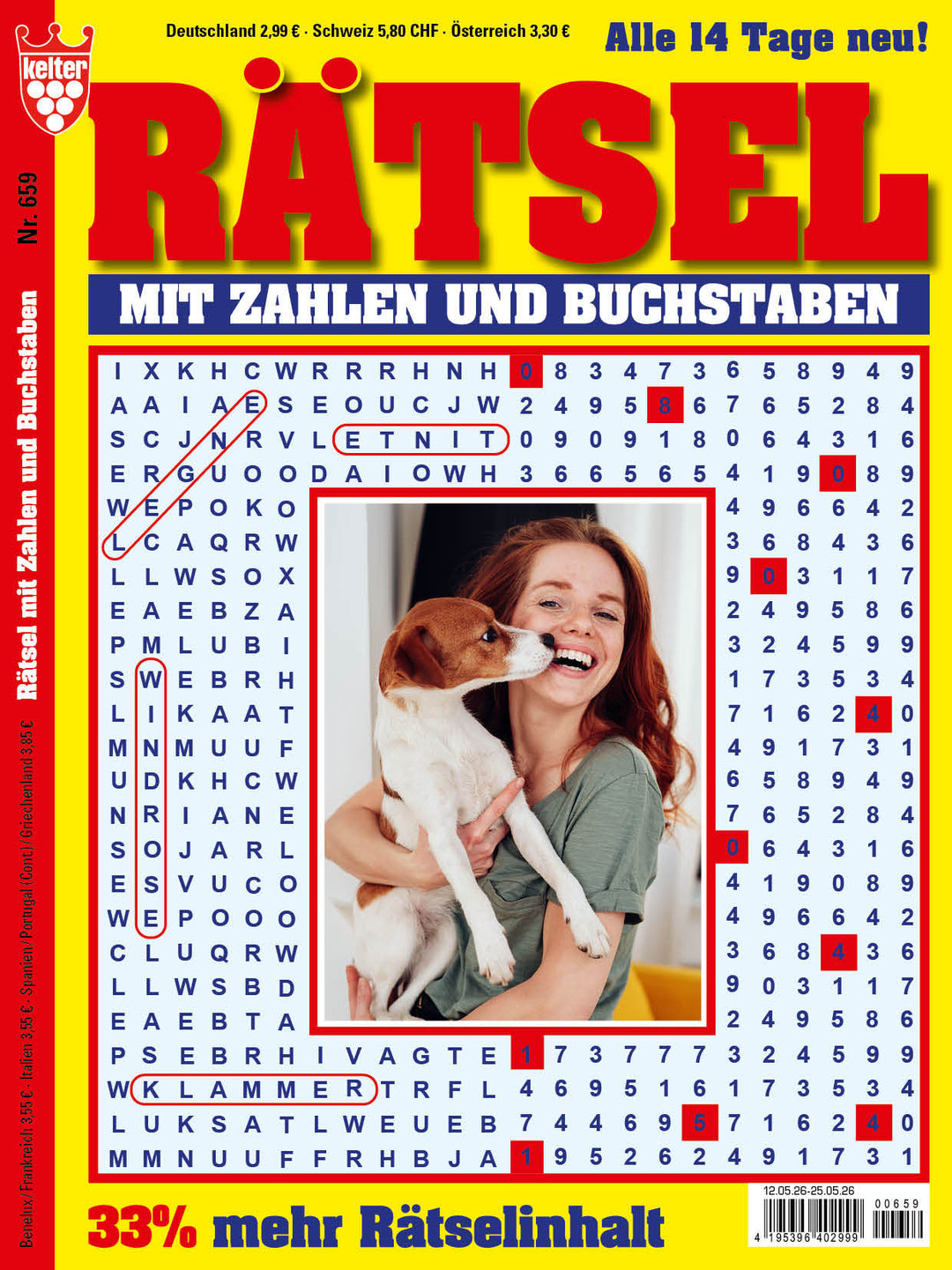 Rätsel mit Zahlen und Buchstaben #659