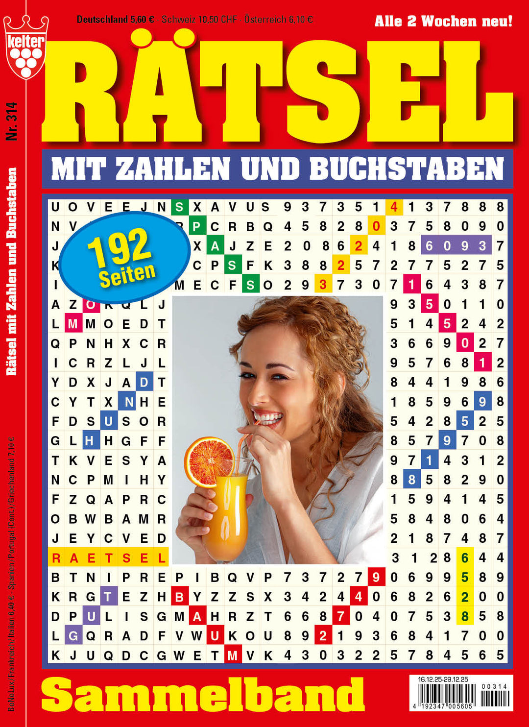 Rätsel mit Zahlen und Buchstaben Sammelband #314