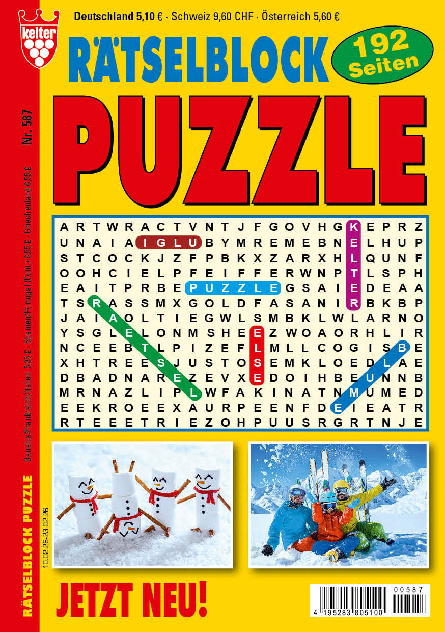 Rätselblock Puzzle #587