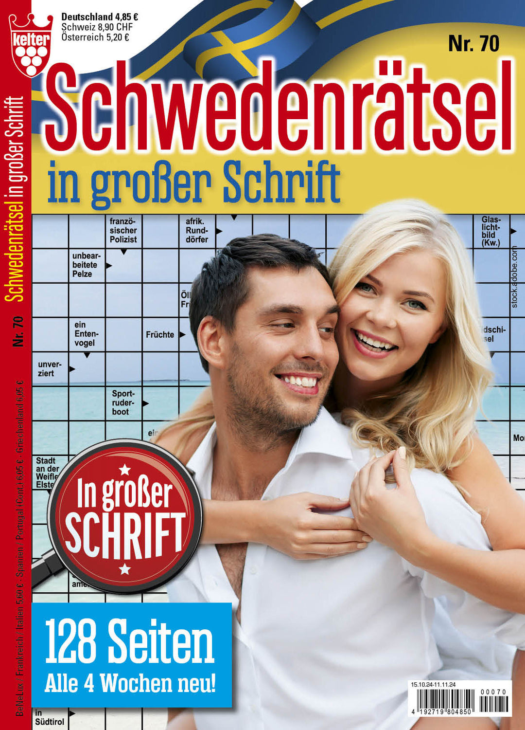 Schwedenrätsel in großer Schrift #70