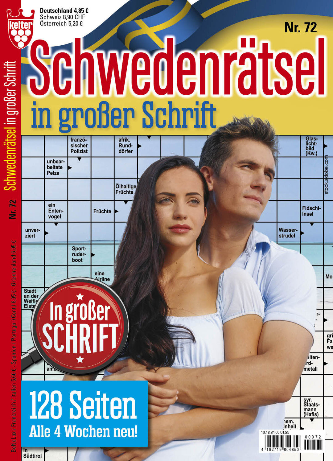 Schwedenrätsel in großer Schrift #72