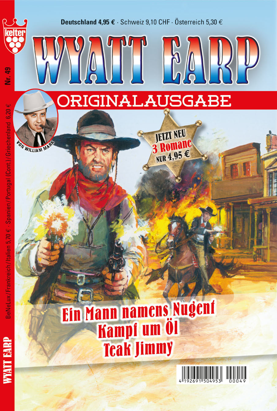 Wyatt Earp 3 Romane Originalausgabe #49