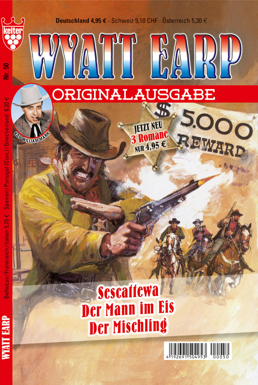 Wyatt Earp 3 Romane Originalausgabe #50