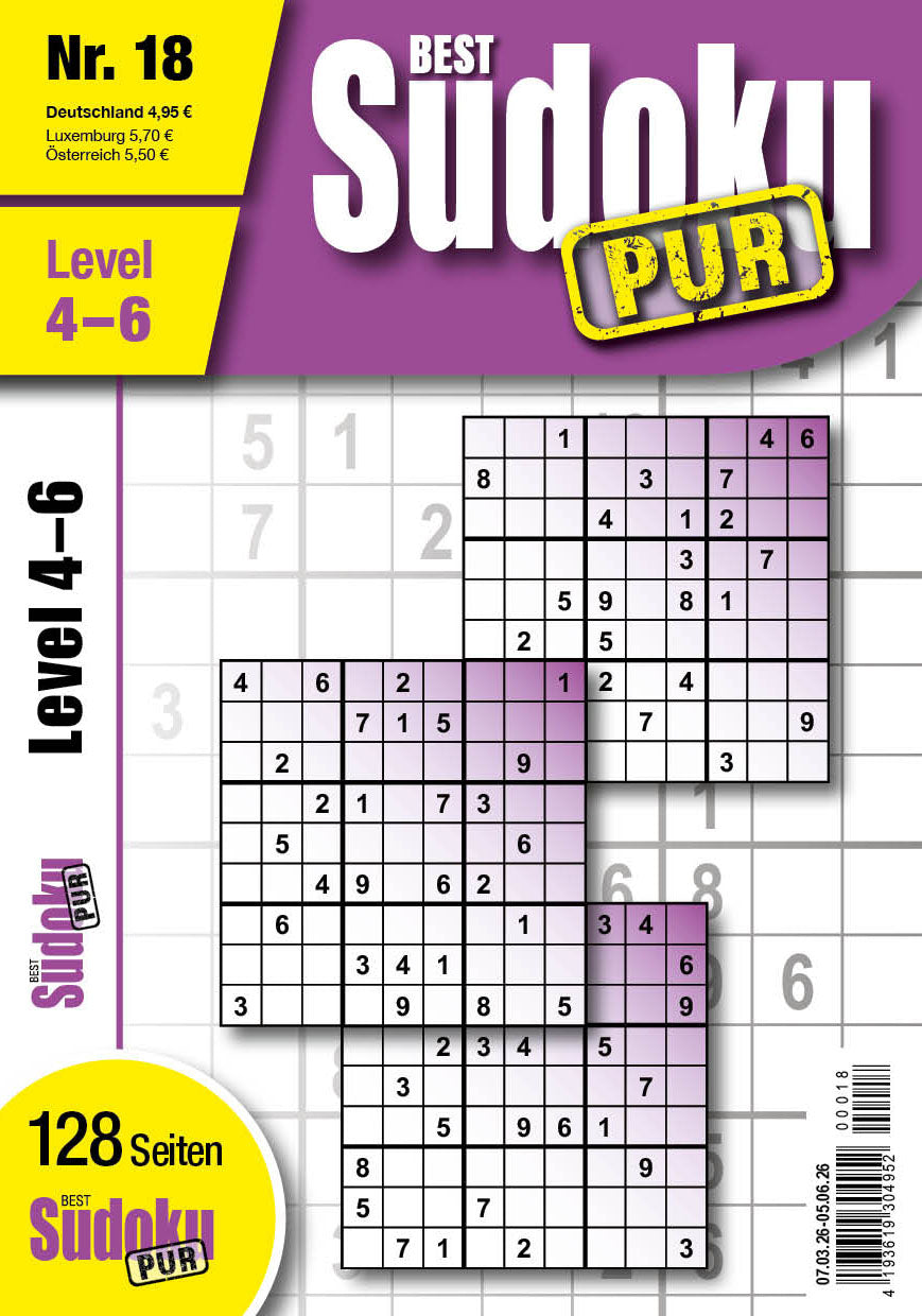 Best Sudoku Pur - Level 4-6 #18