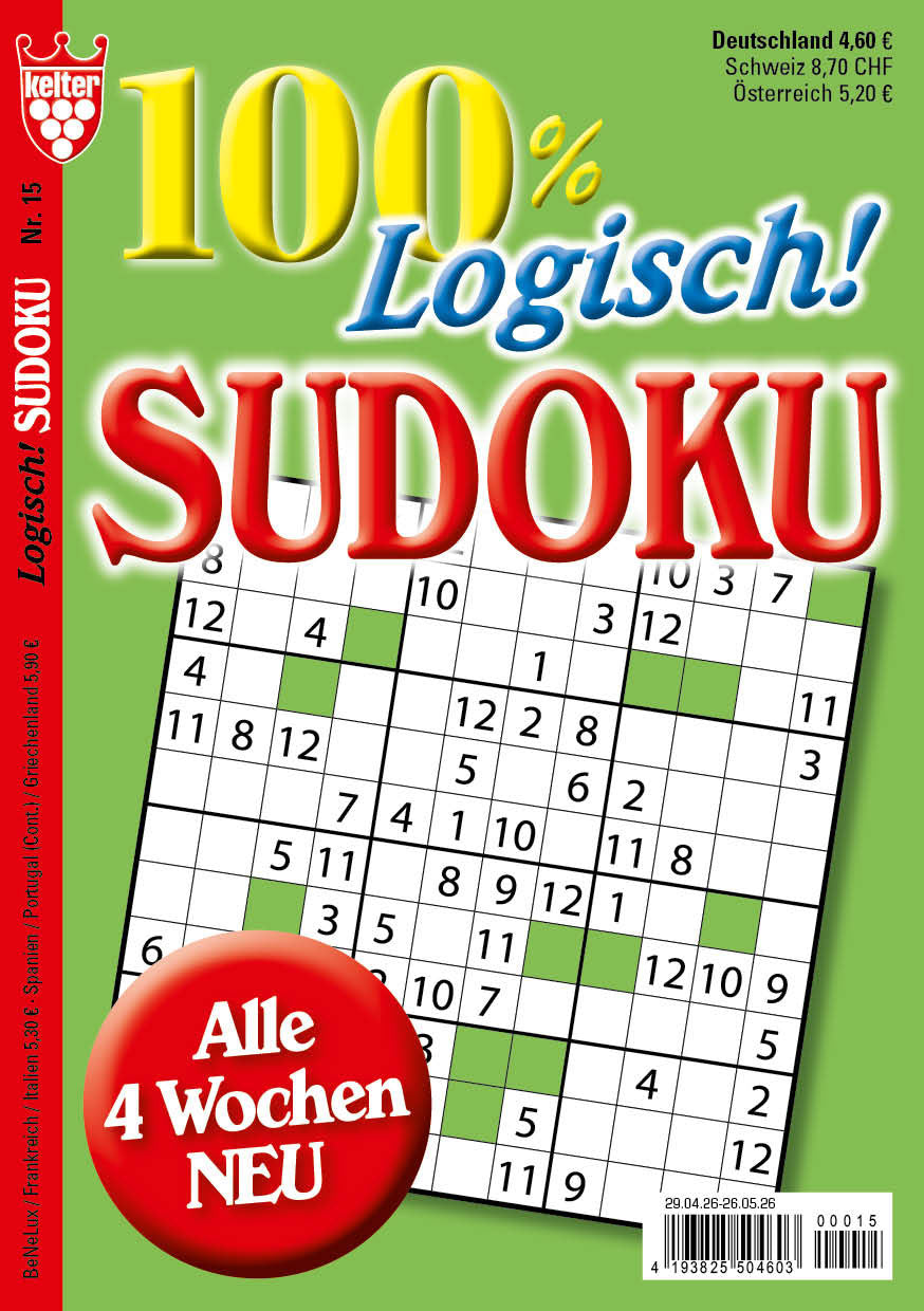100% logisch Sudoku #15