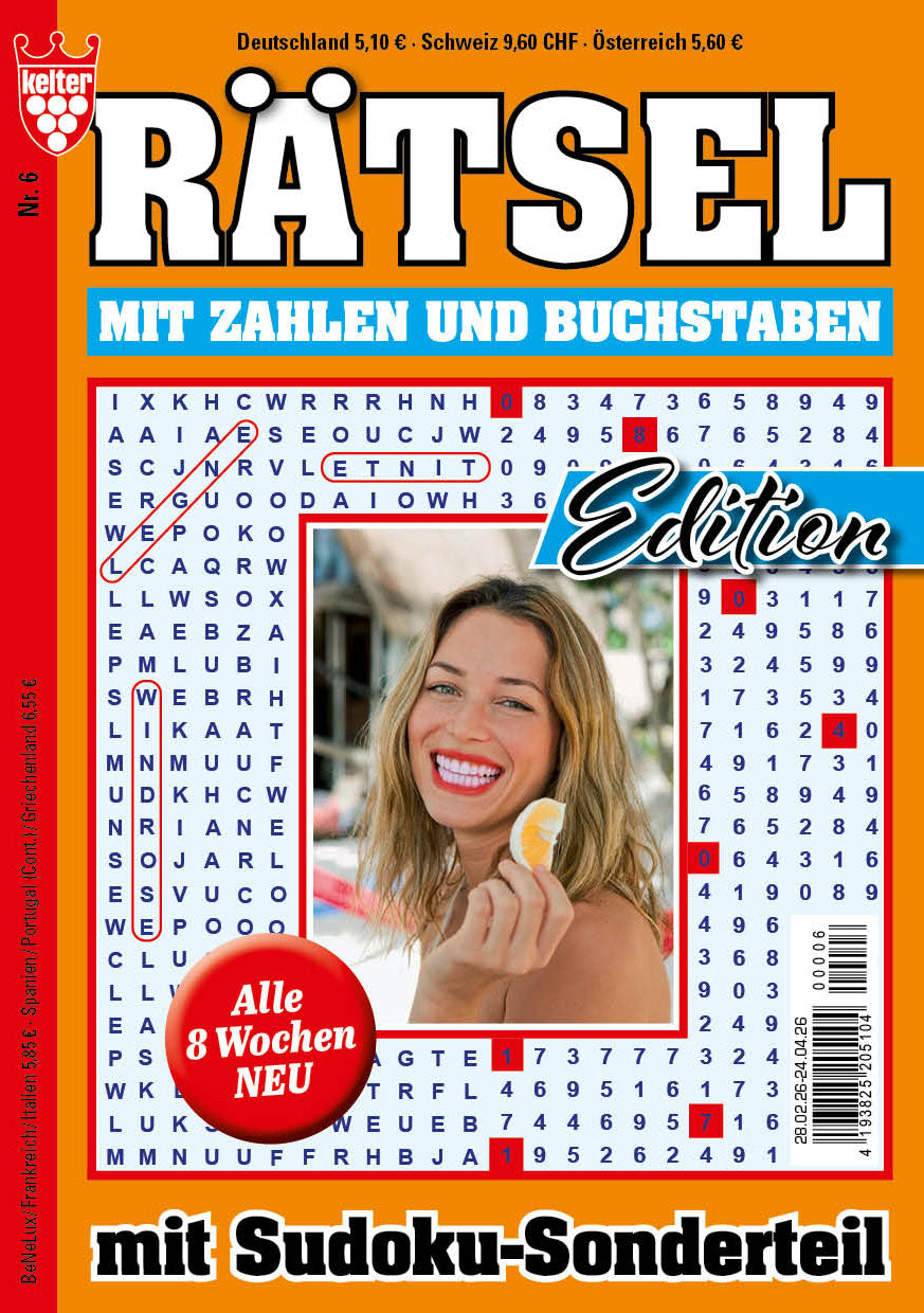 Rätsel mit Zahlen und Buchstaben Edition #6