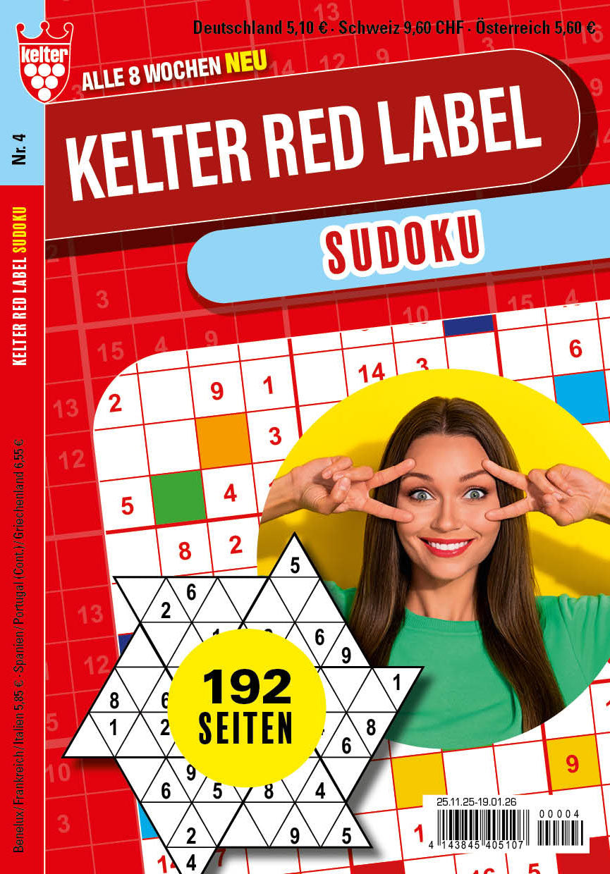 Kelter Red Label - SUDOKU #4