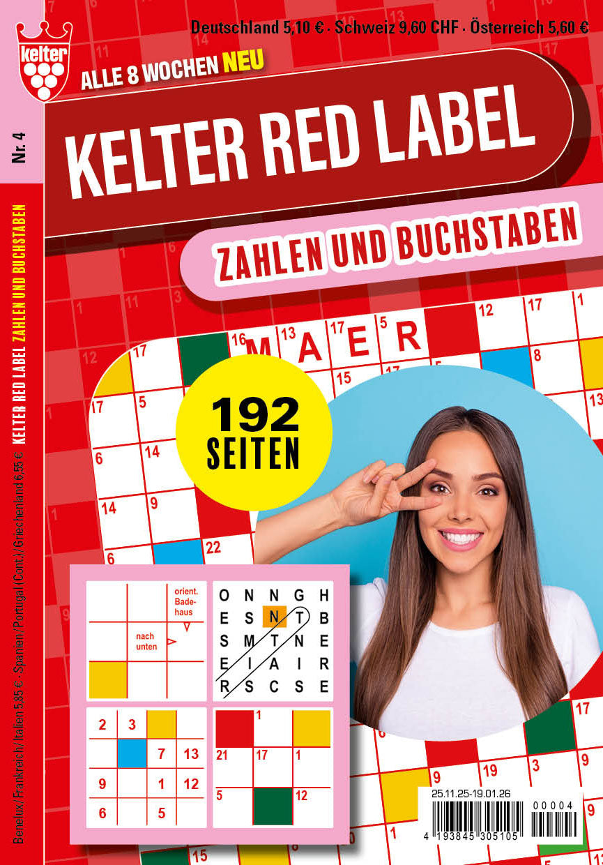 Kelter Red Label - Zahlen und Buchstaben #4