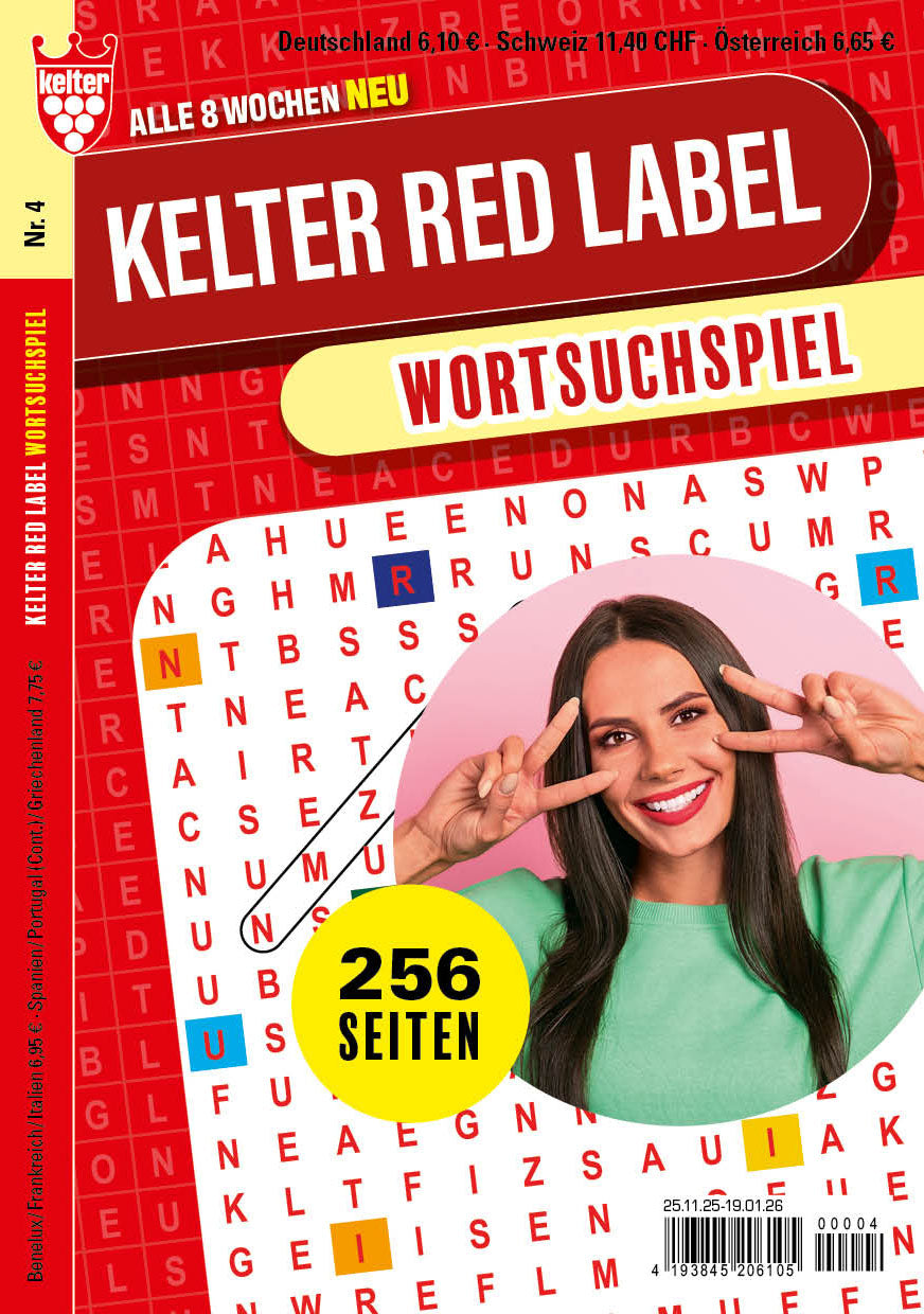 Kelter Red Label - Wortsuchspiel #4